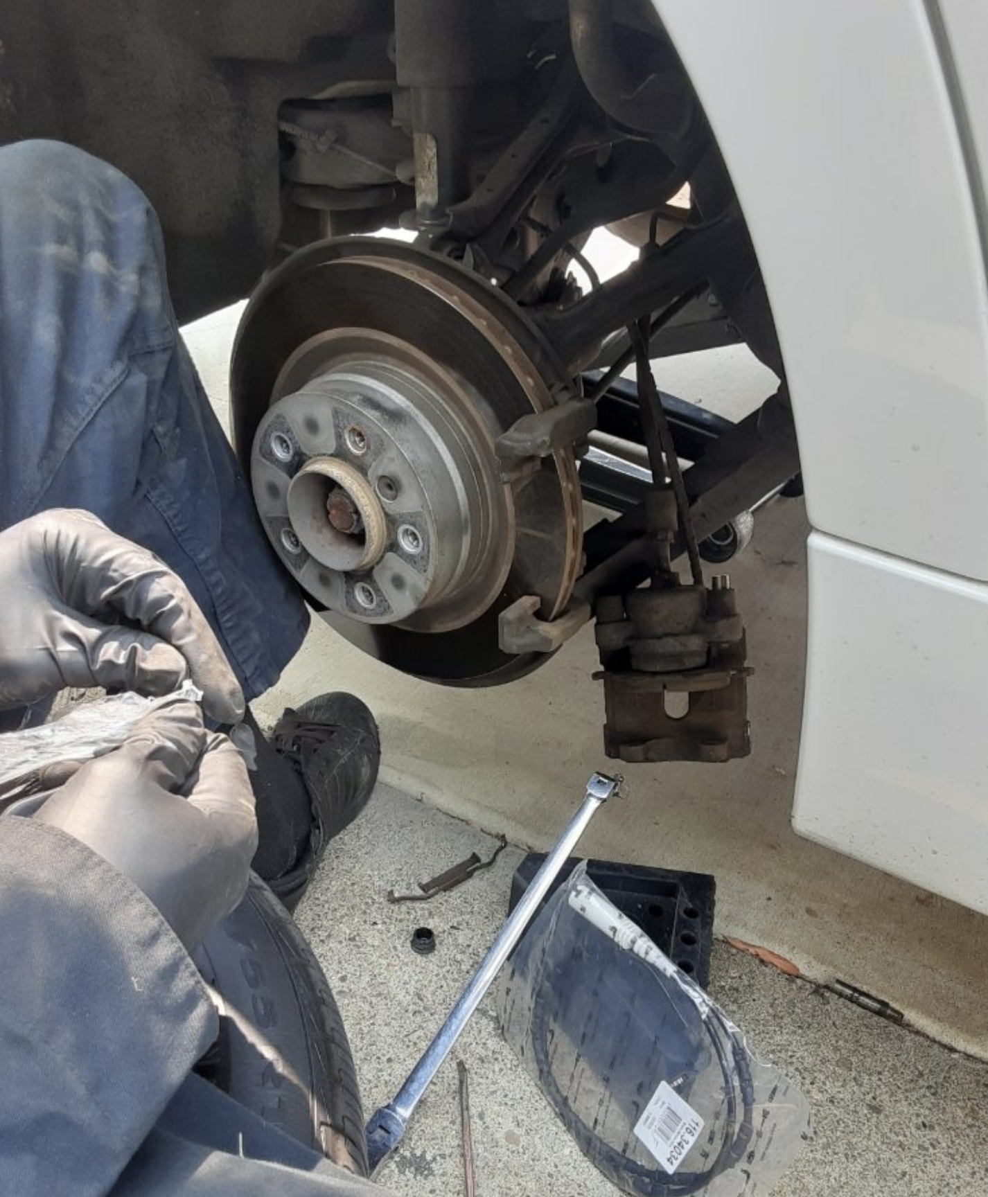 this image shows brake repair in Clearwater, FL